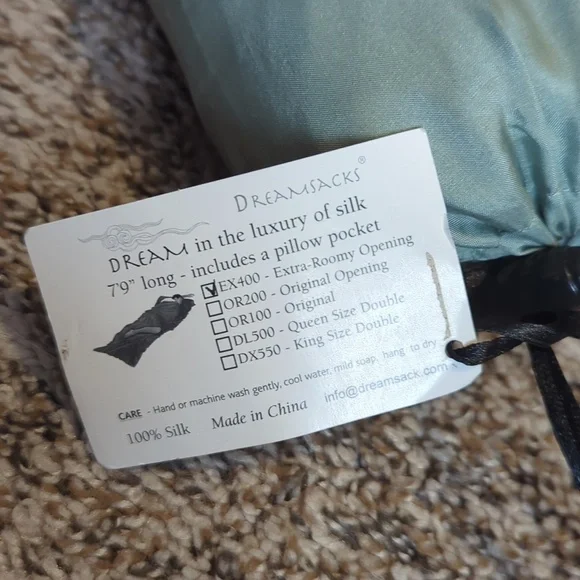 NWTDreamSack Silk Travel Sheet